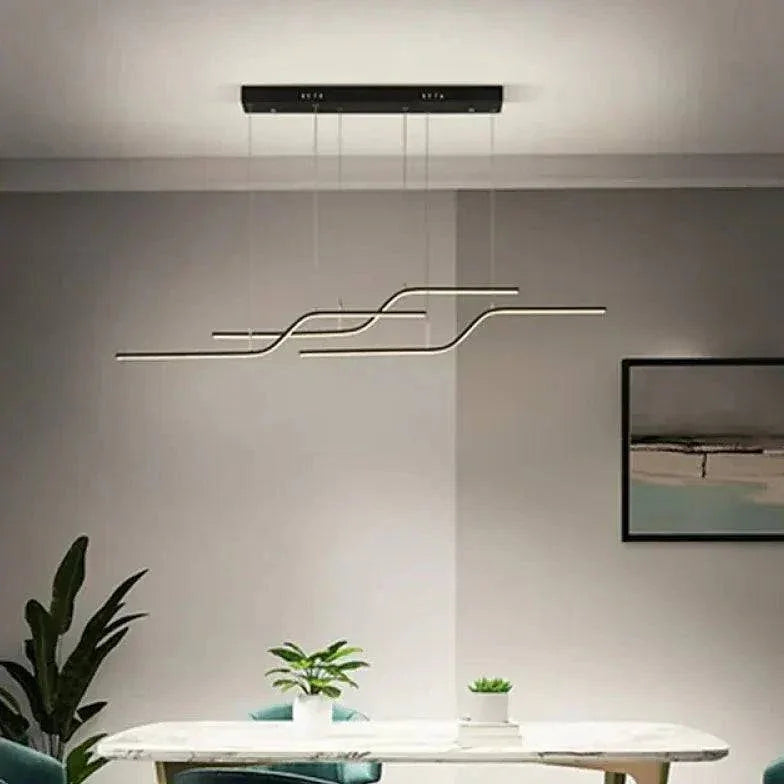 Luminaire Ilot Central Moderne Minimaliste Design - Clowas.fr