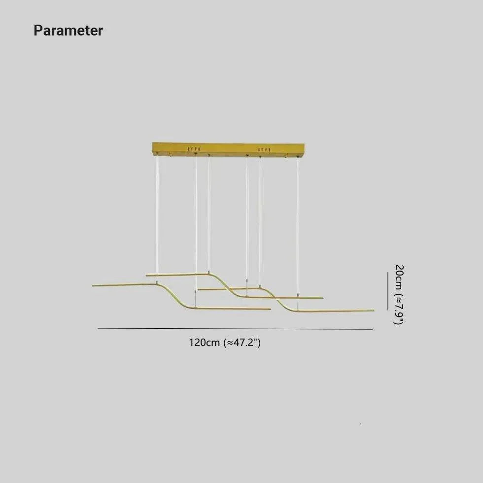 Luminaire Ilot Central Moderne Minimaliste Design - Clowas.fr