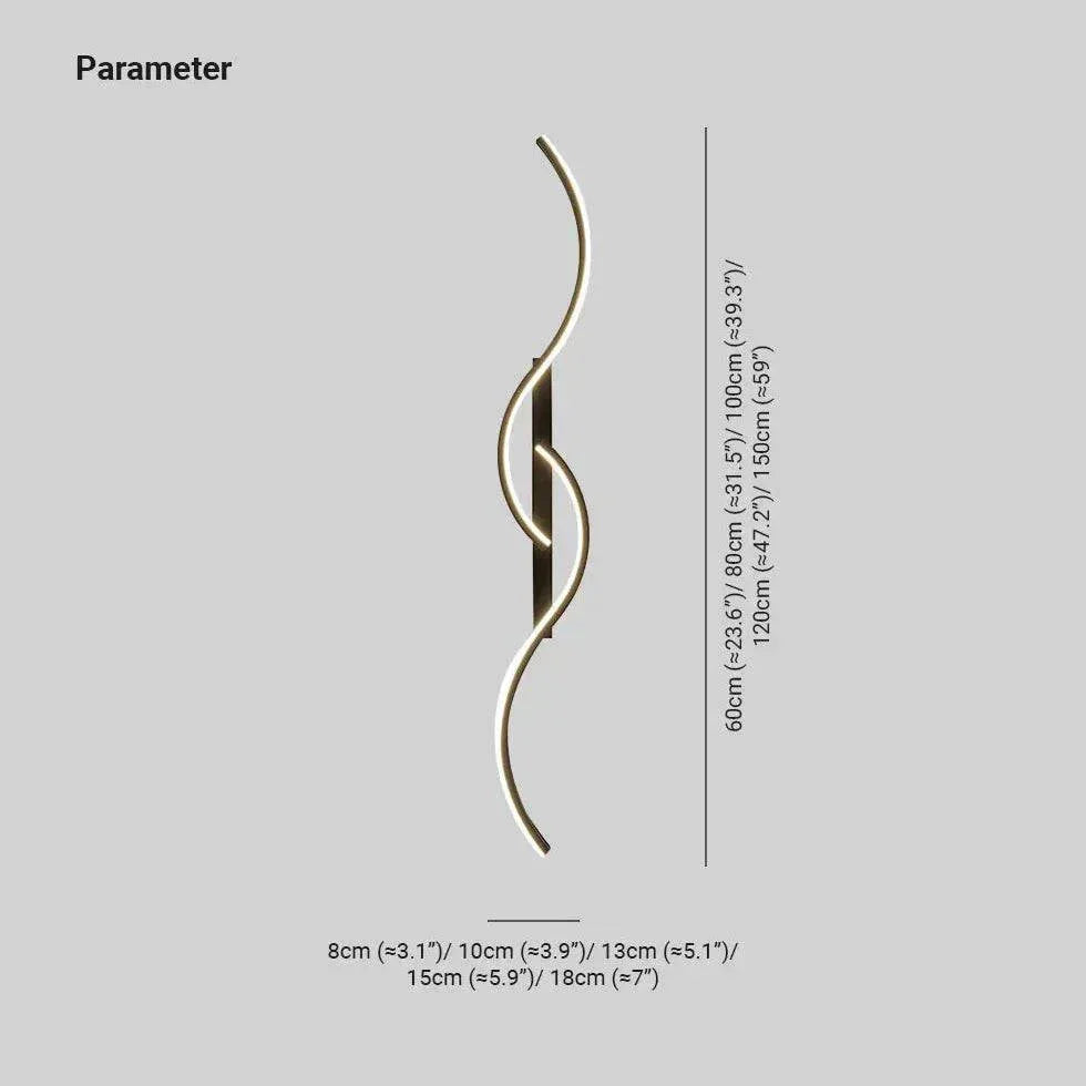 Applique Murale Led Ondulée Pour Chambre - Clowas.fr