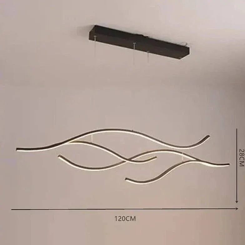 Suspension Bar Moderne À Multiples Courbes - Clowas.fr