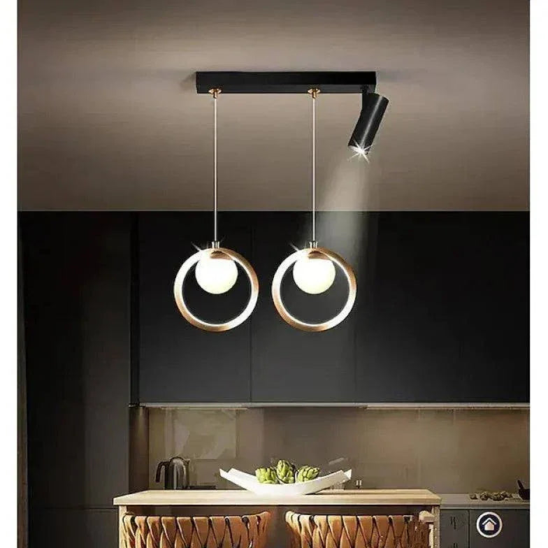 Suspension Industrielle Pour Cuisine Luminaire Verre Dimmer - Clowas.fr