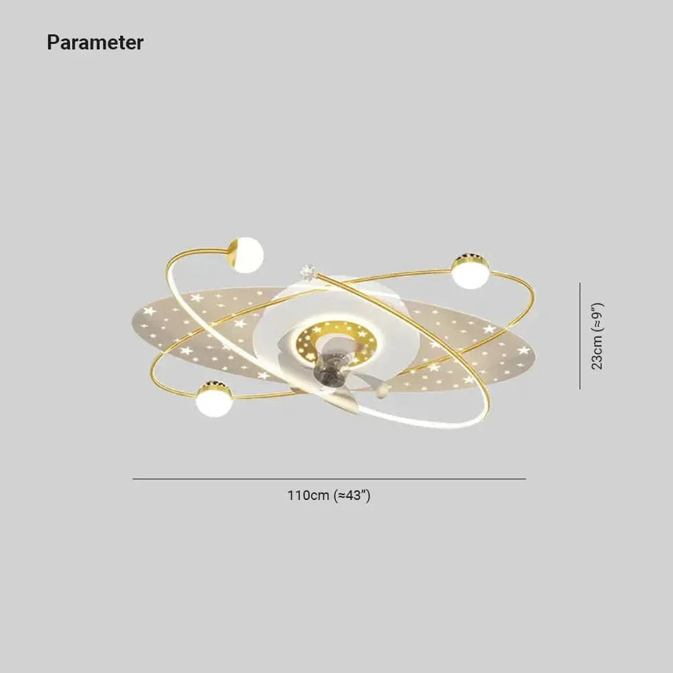 Ventilator Met Lamp Plafonnier Ventilateur Ensemble Élégant - Clowas.fr