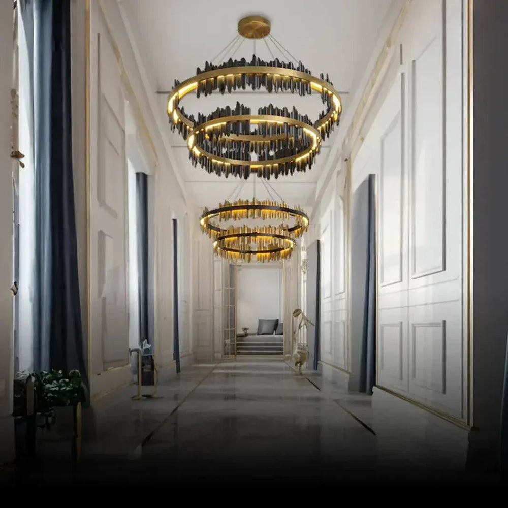 Suspension Led À Bandes Verticales Pour Couloir - Clowas.fr