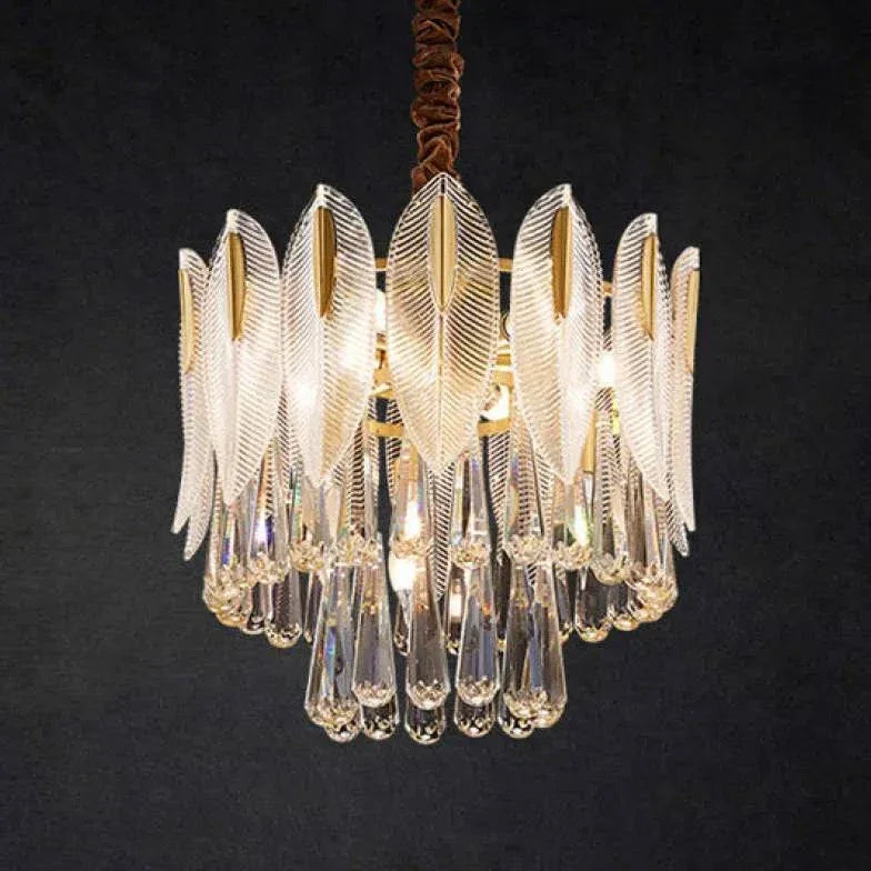Lustre En Pampille Moderne Léger Luxueux Cristal - Clowas.fr