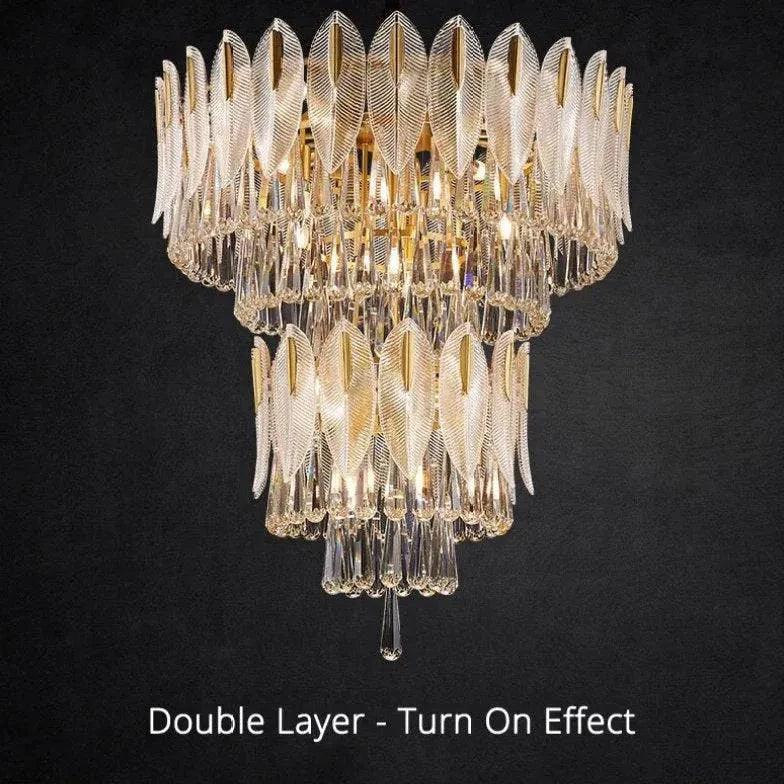 Lustre En Pampille Moderne Léger Luxueux Cristal - Clowas.fr