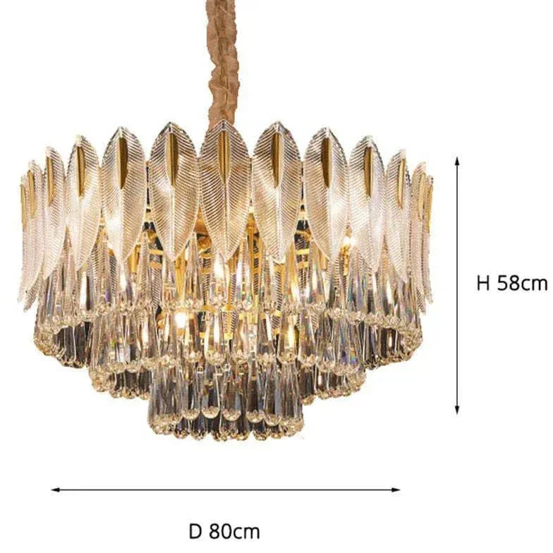 Lustre En Pampille Moderne Léger Luxueux Cristal - Clowas.fr