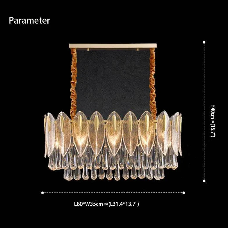 Lustre En Pampille Moderne Léger Luxueux Cristal - Clowas.fr