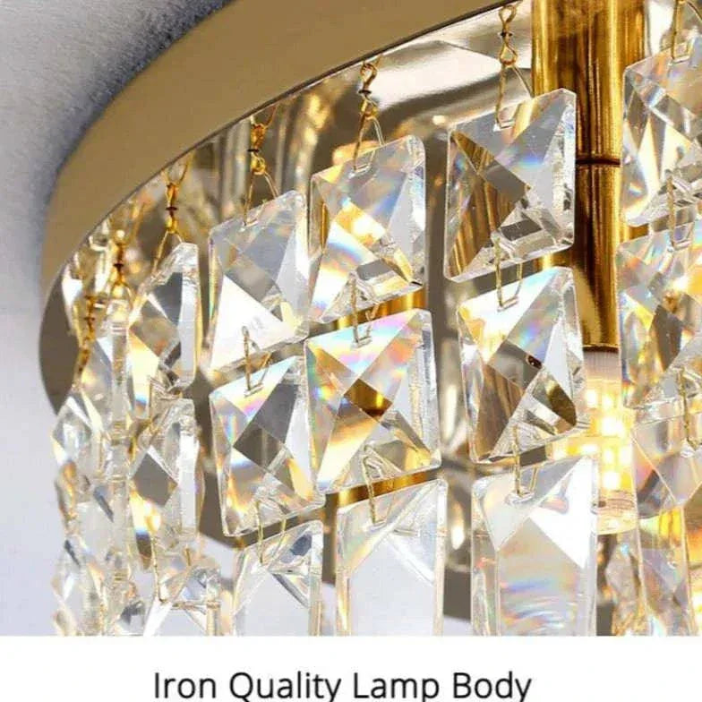 Plafonnier Lustre Design Moderne Cristal Éclairage - Clowas.fr