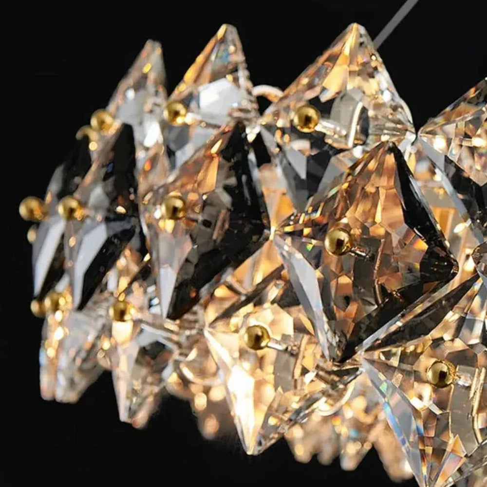 Suspension En Cristal Plié Pour Chambre Moderne - Clowas.fr