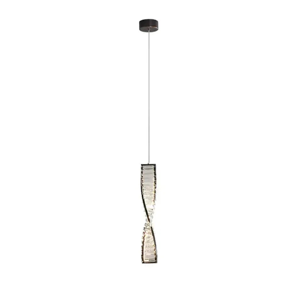 Lustre En Cuivre Cristal Moderne Au Design Simple - Clowas.fr