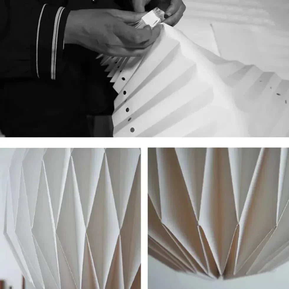 Lustre En Papier Japonais Scandinave Créatif - Clowas.fr