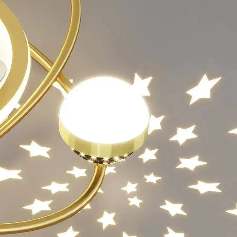 Lampe De Ventilateur De Plafond Led Pour Chambre D'Enfant Moderne - Clowas.fr