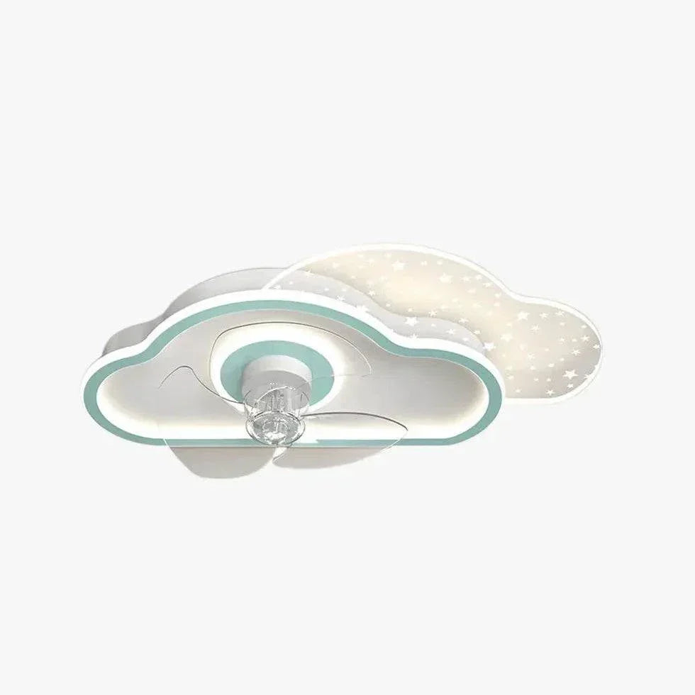 Plafonnier Ventilateur De Chambre En Forme De Nuage - Clowas.fr