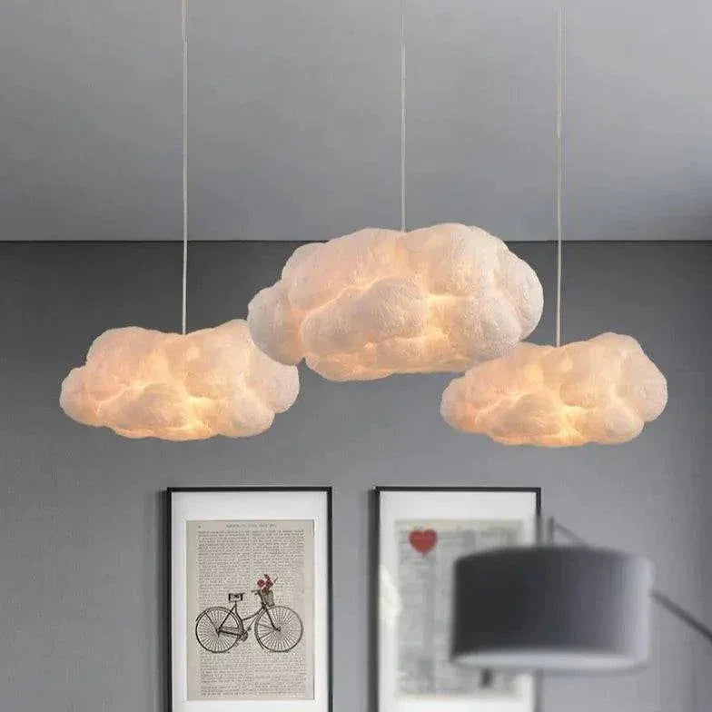Lumiere Pendante Créative Nuage Restaurant - Clowas.fr