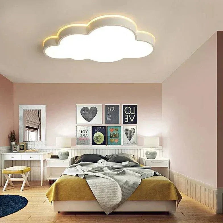 Plafonnier Industriel Suspension Créatif Nuage Chambre Enfant - Clowas.fr