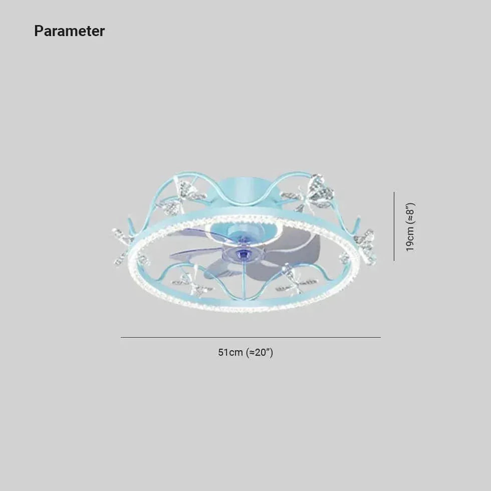 Plafonnier Ventilateur Led Pour Chambre À Coucher Nordique - Clowas.fr