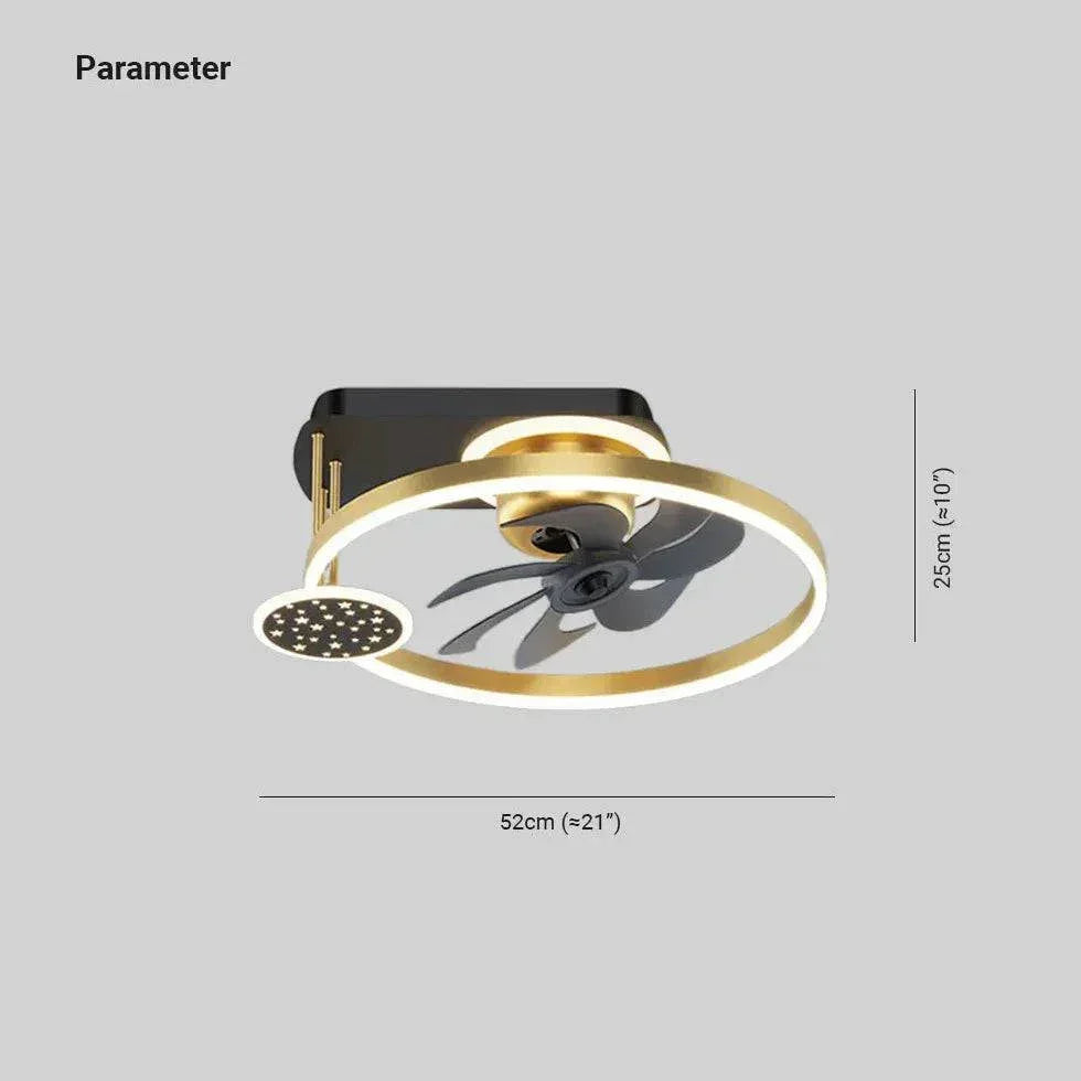 Plafonnier Ventilateur Led Pour Chambre À Coucher Nordique - Clowas.fr