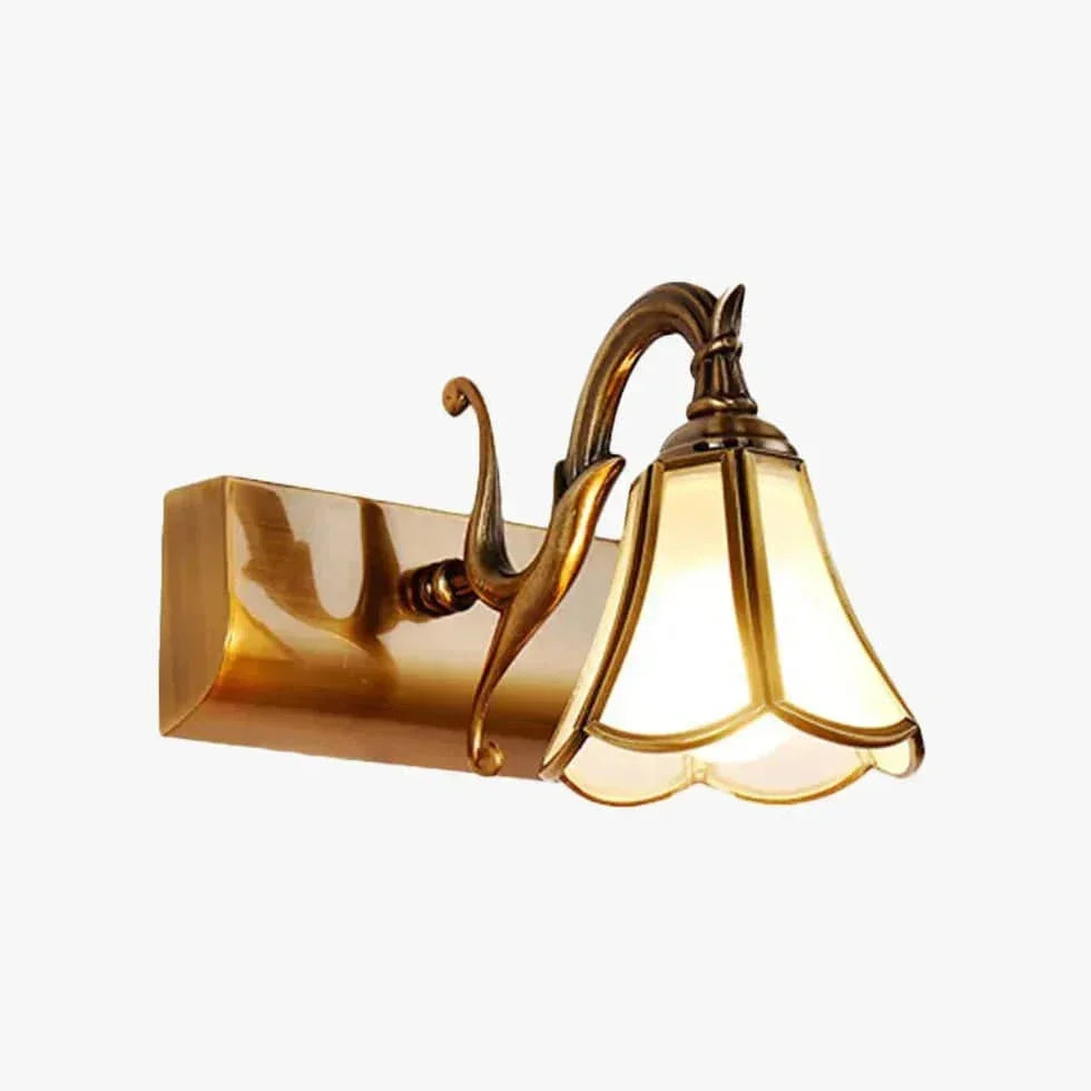 Luminaire Murale Salle De Bain Miroir En Cuivre - Clowas.fr