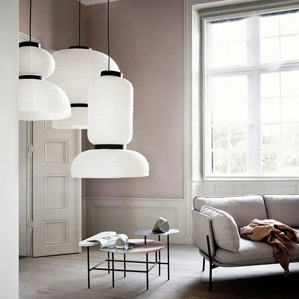 Lustre D'Art Nordique Minimaliste Boule Japonaise - Clowas.fr