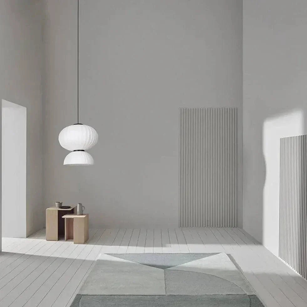 Lustre D'Art Nordique Minimaliste Boule Japonaise - Clowas.fr