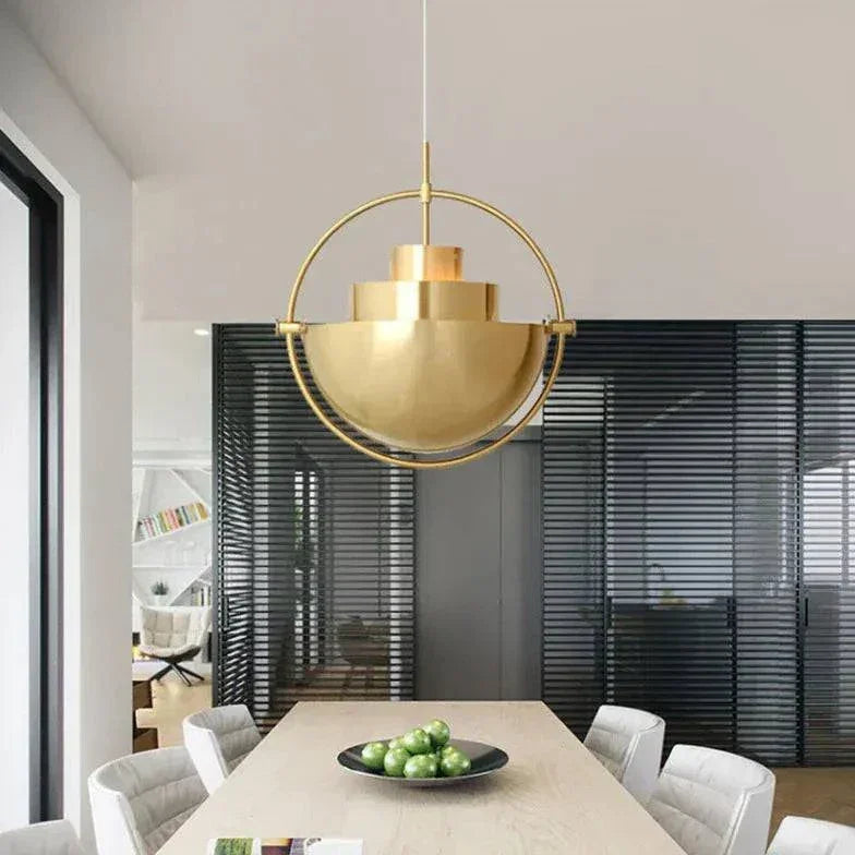 Suspension En Forme D'Anneau Doré Pour Salle À Manger - Clowas.fr