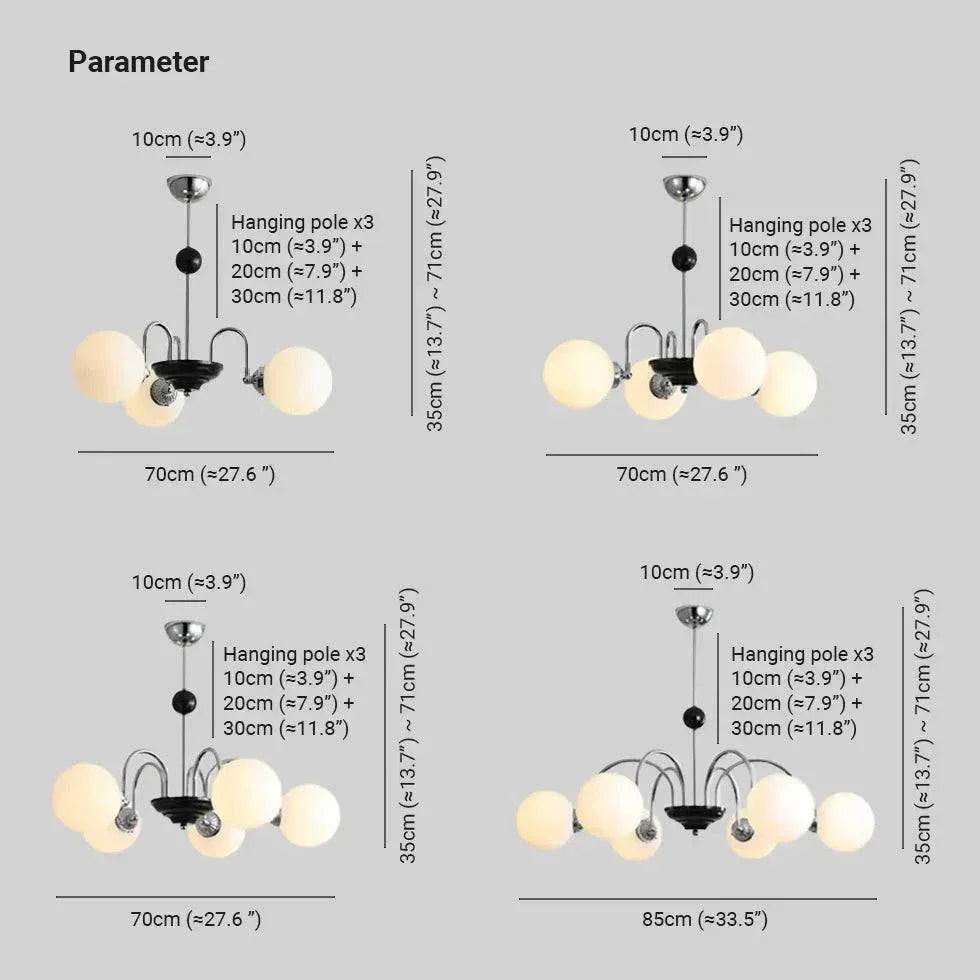 Lustre En Verre D'Art Moderne - Clowas.fr
