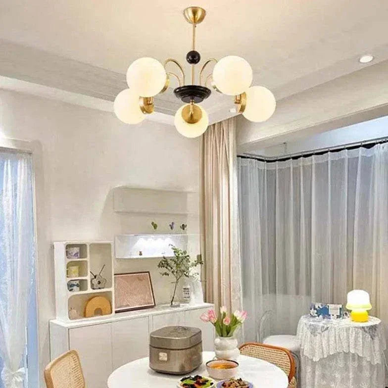 Lustre En Verre D'Art Moderne - Clowas.fr