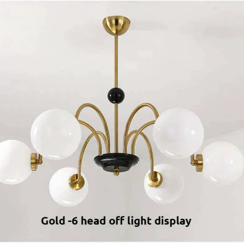 Lustre En Verre D'Art Moderne - Clowas.fr