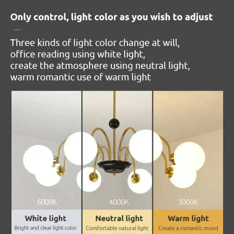 Lustre En Verre D'Art Moderne - Clowas.fr