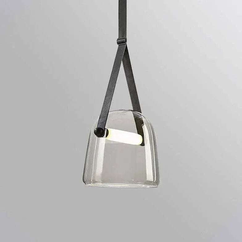 Lustre Moderne Simple En Verre Transparent - Clowas.fr