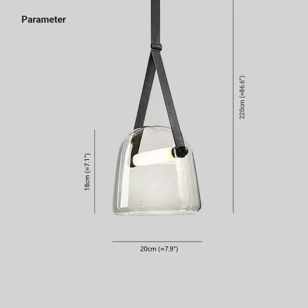 Lustre Moderne Simple En Verre Transparent - Clowas.fr