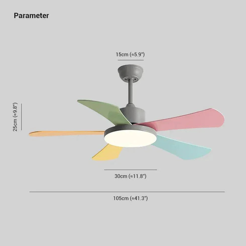 Lumiere Led Plafond Ventilateur Silencieux Chambre Enfant - Clowas.fr