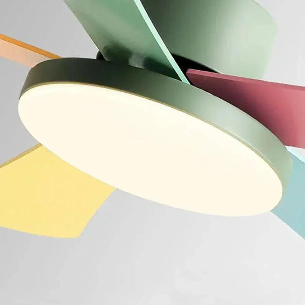 Lumiere Led Plafond Ventilateur Silencieux Chambre Enfant - Clowas.fr