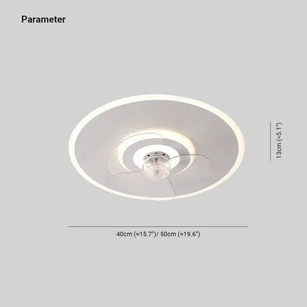 Lumière De Ventilateur De Chambre À Coucher Led Moderne - Clowas.fr