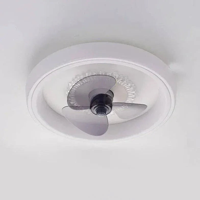 Élégant Ventilateur De Plafond À Luminaire Led Rond - Clowas.fr