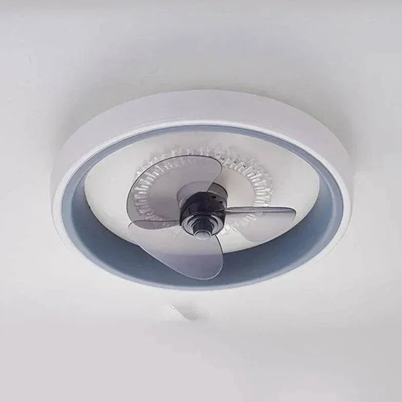 Élégant Ventilateur De Plafond À Luminaire Led Rond - Clowas.fr