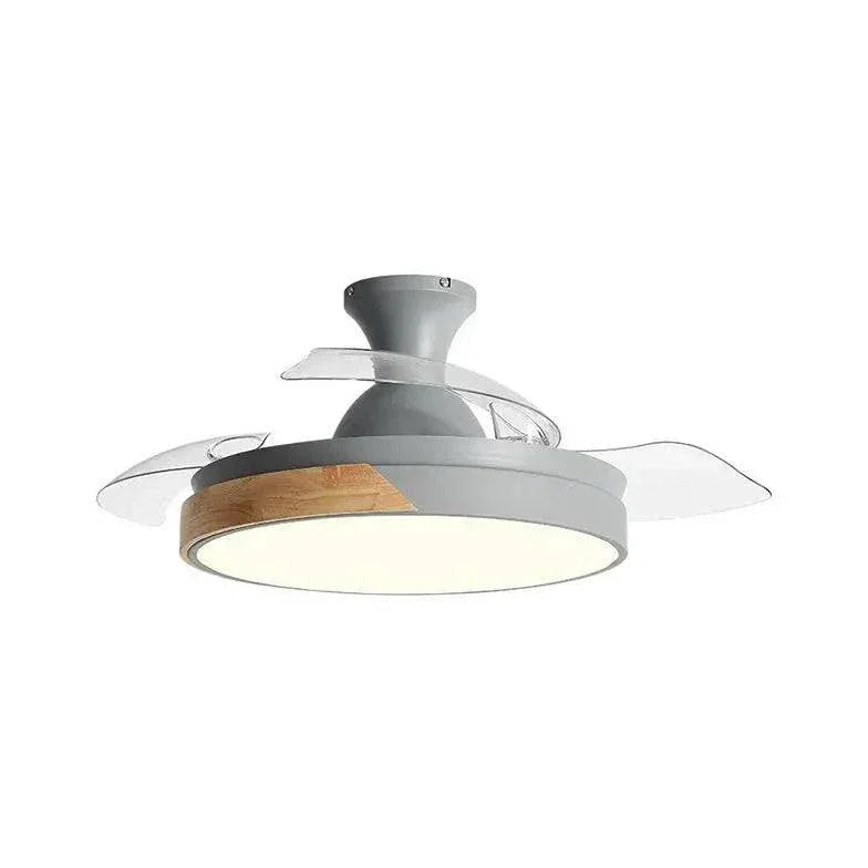 Lampes Led Plafond Ventilateur Invisible Moderne Bois - Clowas.fr