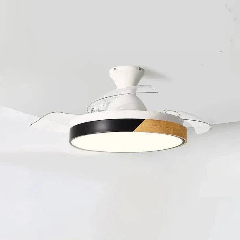 Lampes Led Plafond Ventilateur Invisible Moderne Bois - Clowas.fr