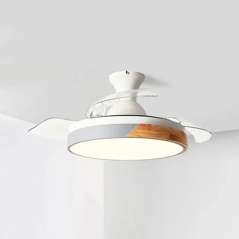 Lampes Led Plafond Ventilateur Invisible Moderne Bois - Clowas.fr