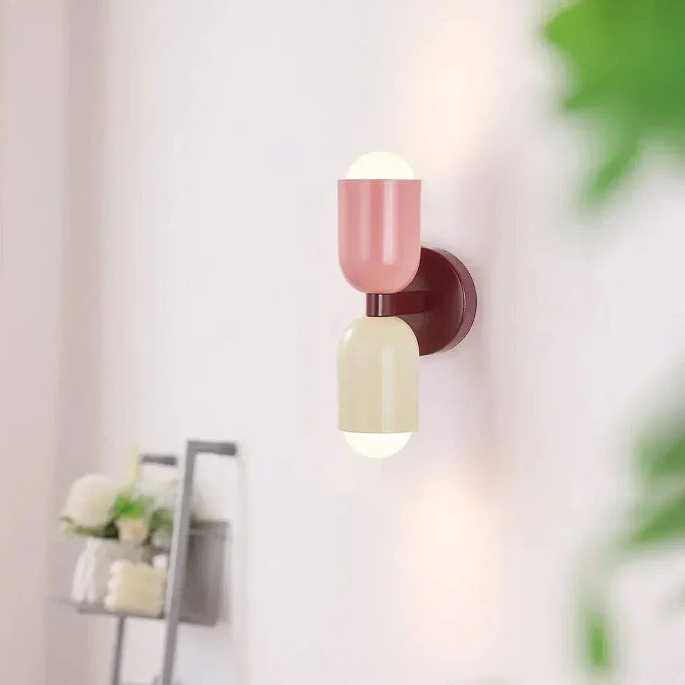 Lampe De Chevet En Applique Créative Moderne Nordique Colorée - Clowas.fr