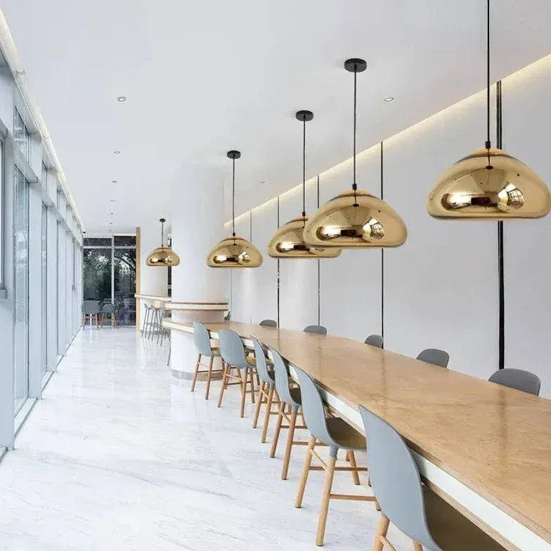 Suspension En Miroir En Forme De Demi-Sphère - Clowas.fr