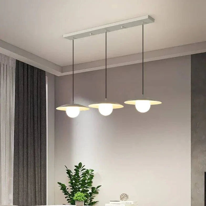 Lustre Moderne Haut De Gamme En Métal Blanc - Clowas.fr
