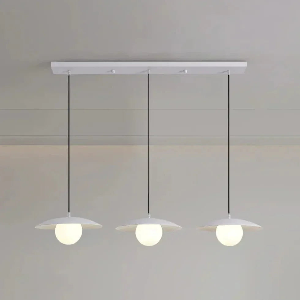 Lustre Moderne Haut De Gamme En Métal Blanc - Clowas.fr
