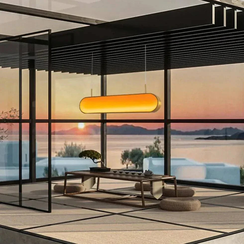 Lustre Led Rond Simple Pour Comptoir De Bar - Clowas.fr