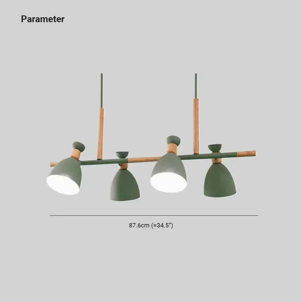 Luminaire Ilot Cuisine Bois Style Nordique - Clowas.fr