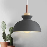 Lustre D'Étude Simple Hémisphérique Noir - Clowas.fr