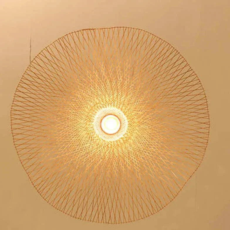 Lustre Rétro En Rotin Sonique Pour Couloir - Clowas.fr