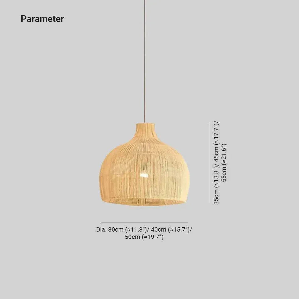 Lustre De Salle À Manger Rétro Créatif Triple En Rotin - Clowas.fr