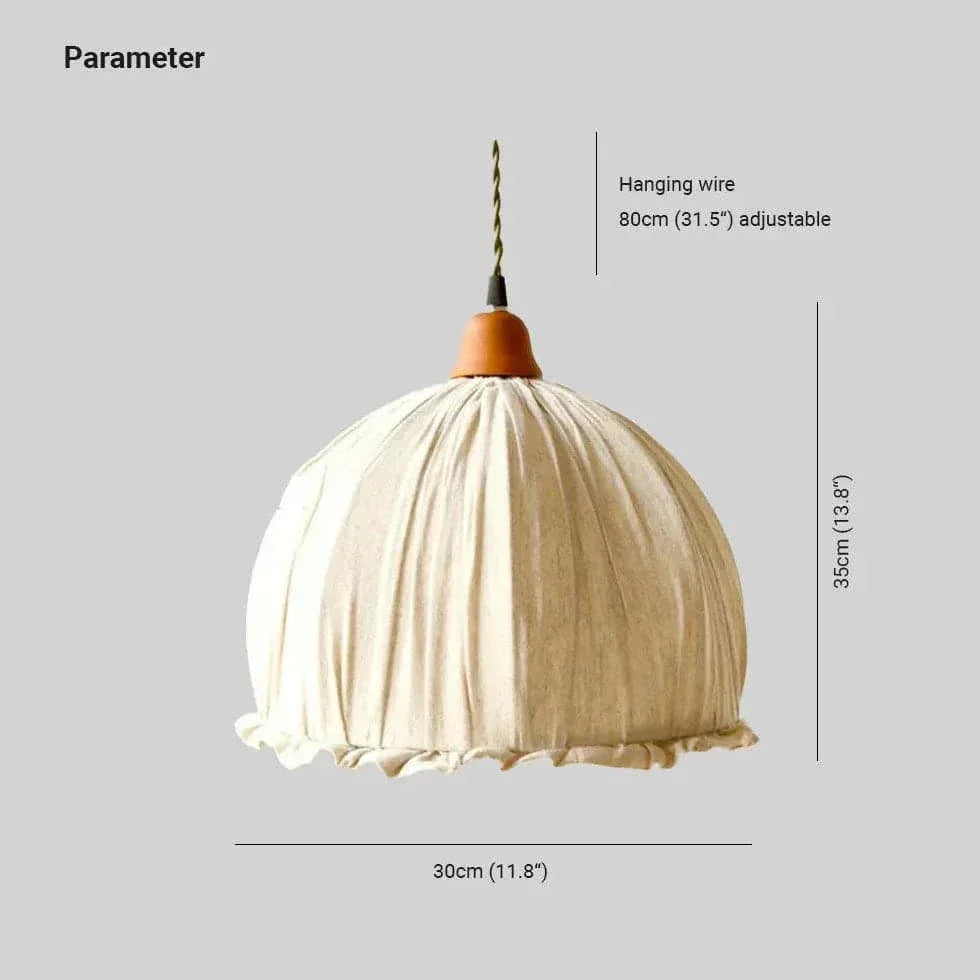 Suspension Luminaire Tissu Pour Salle Nordique - Clowas.fr