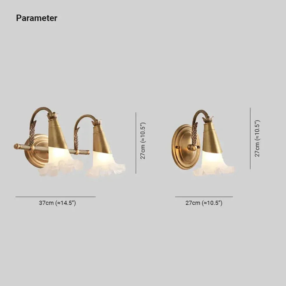 Appliques Murales Dorées Rétro Luxueuses Pour Chambre - Clowas.fr